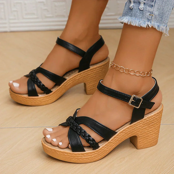Lorelai | Zeitlose Sandalen mit mittlerem Absatz