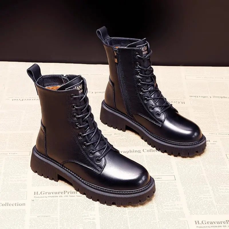 Pauleen | Schwarze Winterstiefel