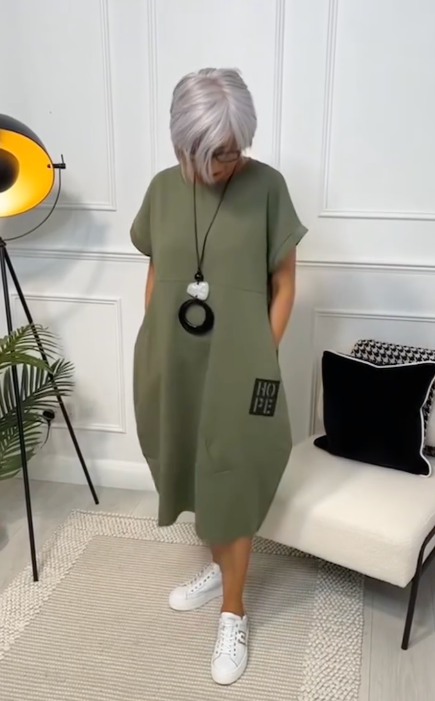 Layne | Luftiges Sommerkleid mit Rundhalsausschnitt