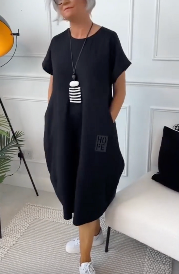 Layne | Luftiges Sommerkleid mit Rundhalsausschnitt