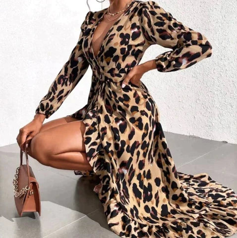 Shay | Elegantes Kleid mit V-Ausschnitt