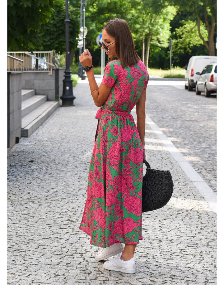 Baylin | Elegantes Kleid mit V-Ausschnitt