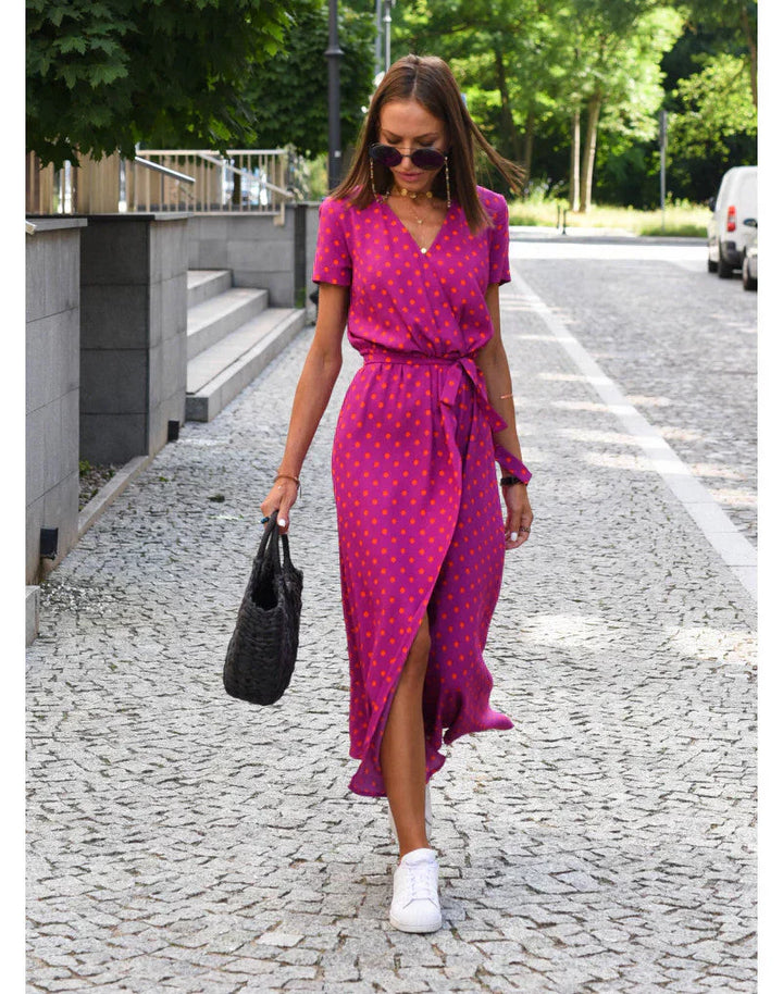Baylin | Elegantes Kleid mit V-Ausschnitt