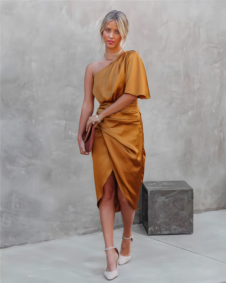Malloryn | Elegantes Seiden-Abendkleid