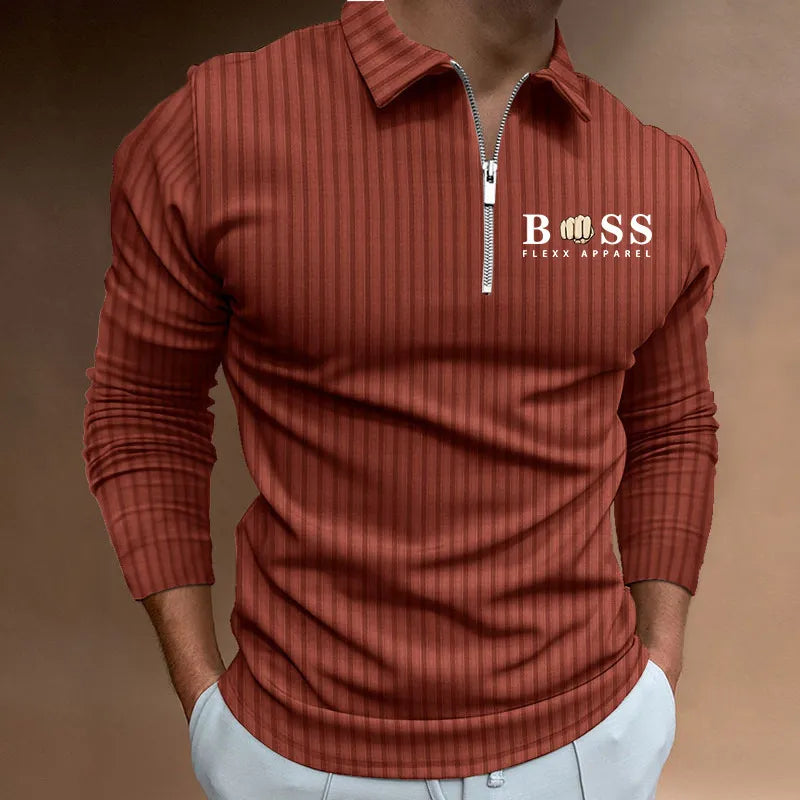 Jeffrey | Langärmliges Poloshirt
