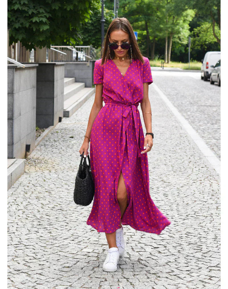 Baylin | Elegantes Kleid mit V-Ausschnitt