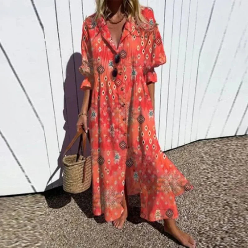 Didi | Luxe Frühling Bohemian Kleid