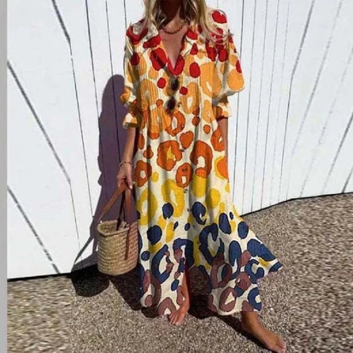 Didi | Luxe Frühling Bohemian Kleid