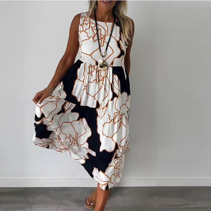 Amelian | Ärmelloses Maxikleid
