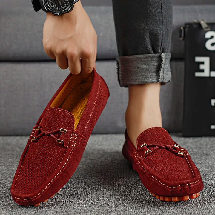 Ruther | Atmungsaktive Herrenschuhe aus Leder