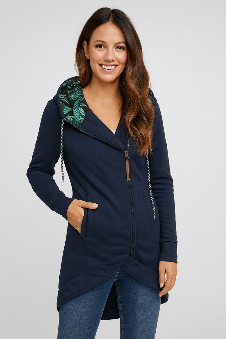 Sophia | Eleganter Wasserdichter Wintermantel mit Kapuze