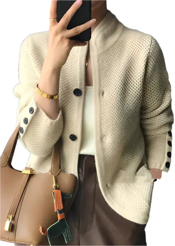 Marlen | Stilvolle Kuschelige Strickjacke