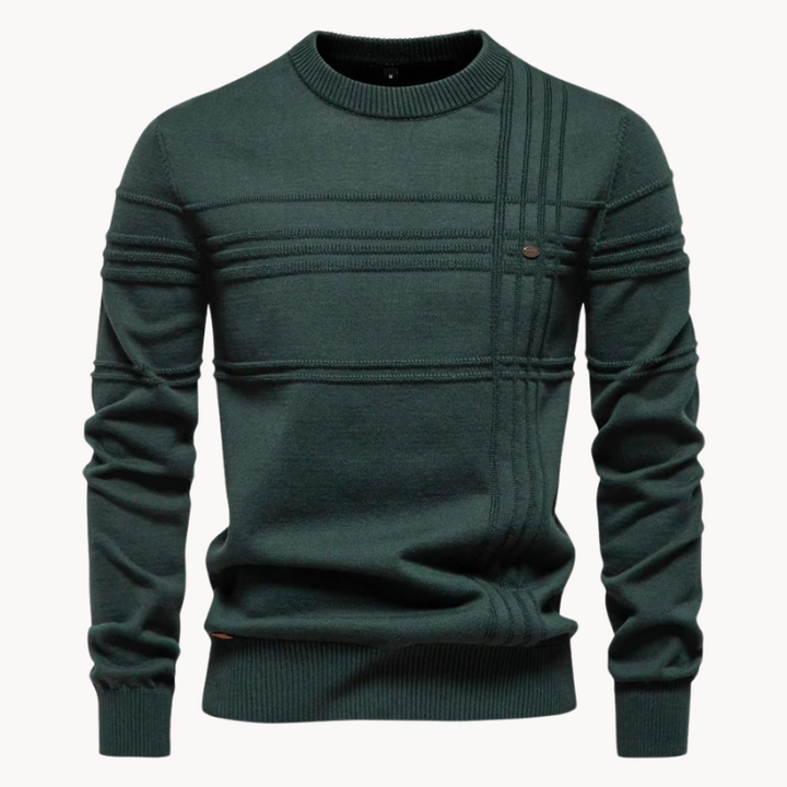Dominic | Karierter Pullover