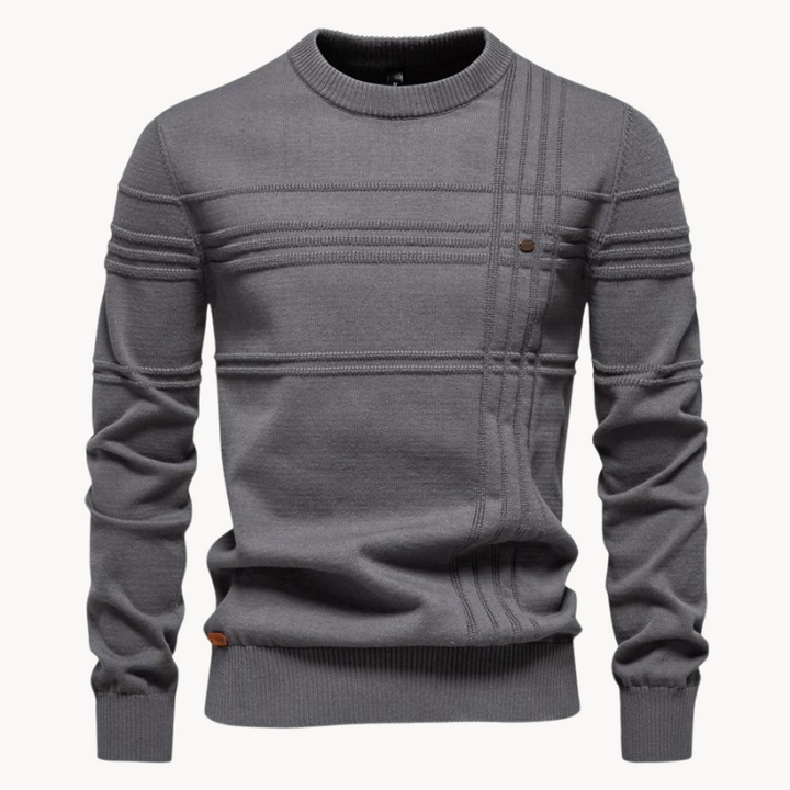 Dominic | Karierter Pullover