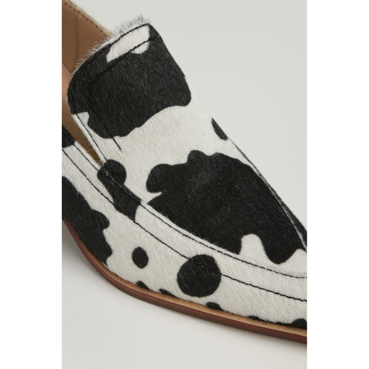 Margot | Elegante Slipper mit auffälligem Kuhfleckenmuster