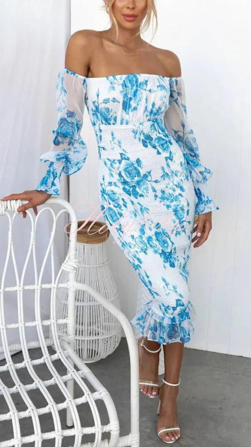 Catalina | Luxe Midi Kleid