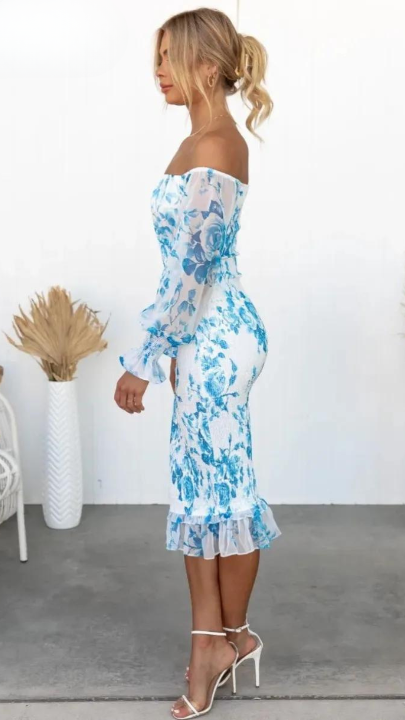 Catalina | Luxe Midi Kleid