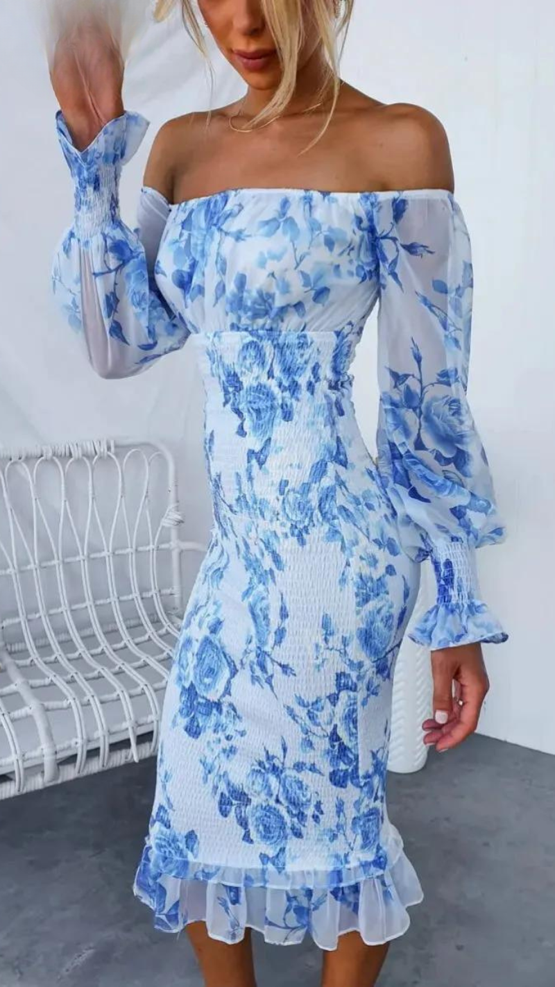 Catalina | Luxe Midi Kleid