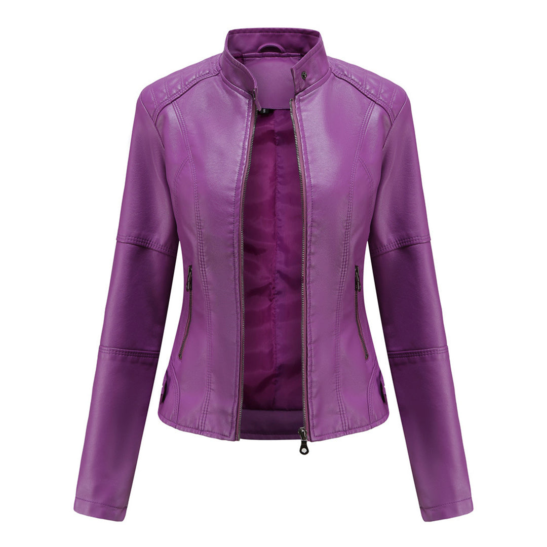 Milena™ - Stilvolle Lederjacke