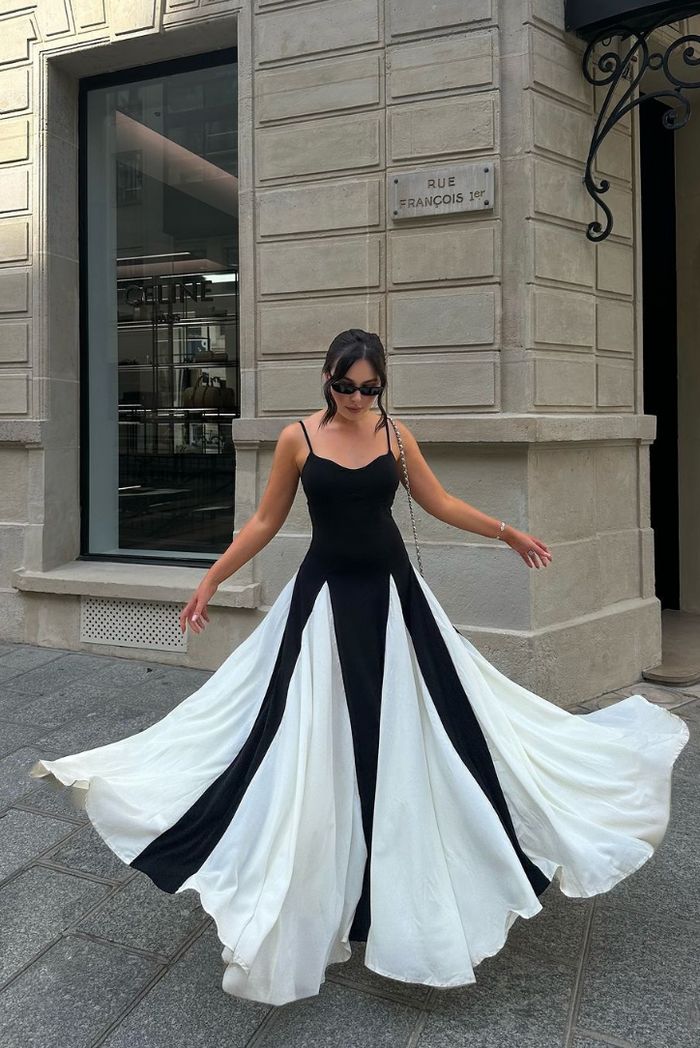 Jamira | Maxikleid mit Paneelen