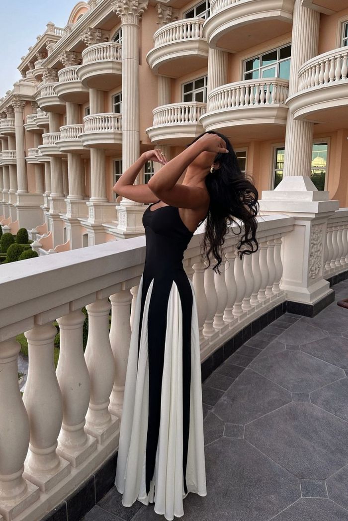 Jamira | Maxikleid mit Paneelen