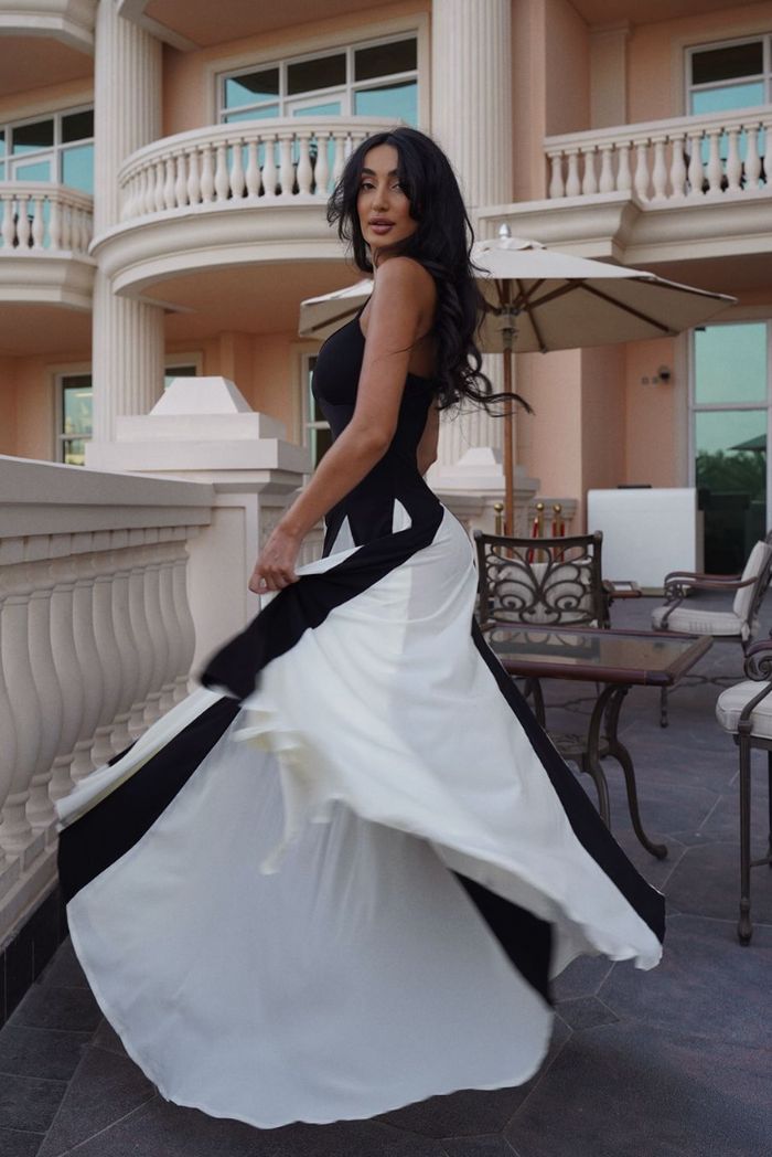 Jamira | Maxikleid mit Paneelen