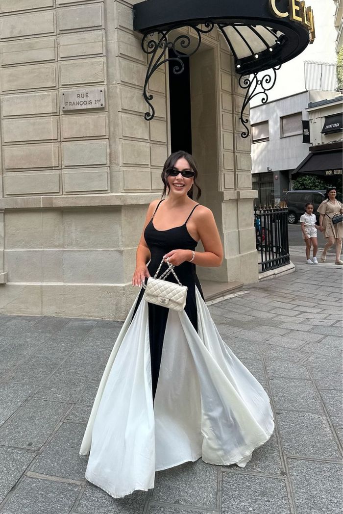 Jamira | Maxikleid mit Paneelen