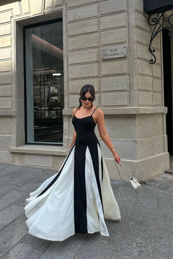 Jamira | Maxikleid mit Paneelen