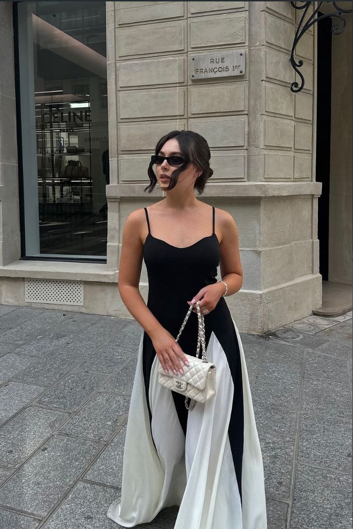 Jamira | Maxikleid mit Paneelen