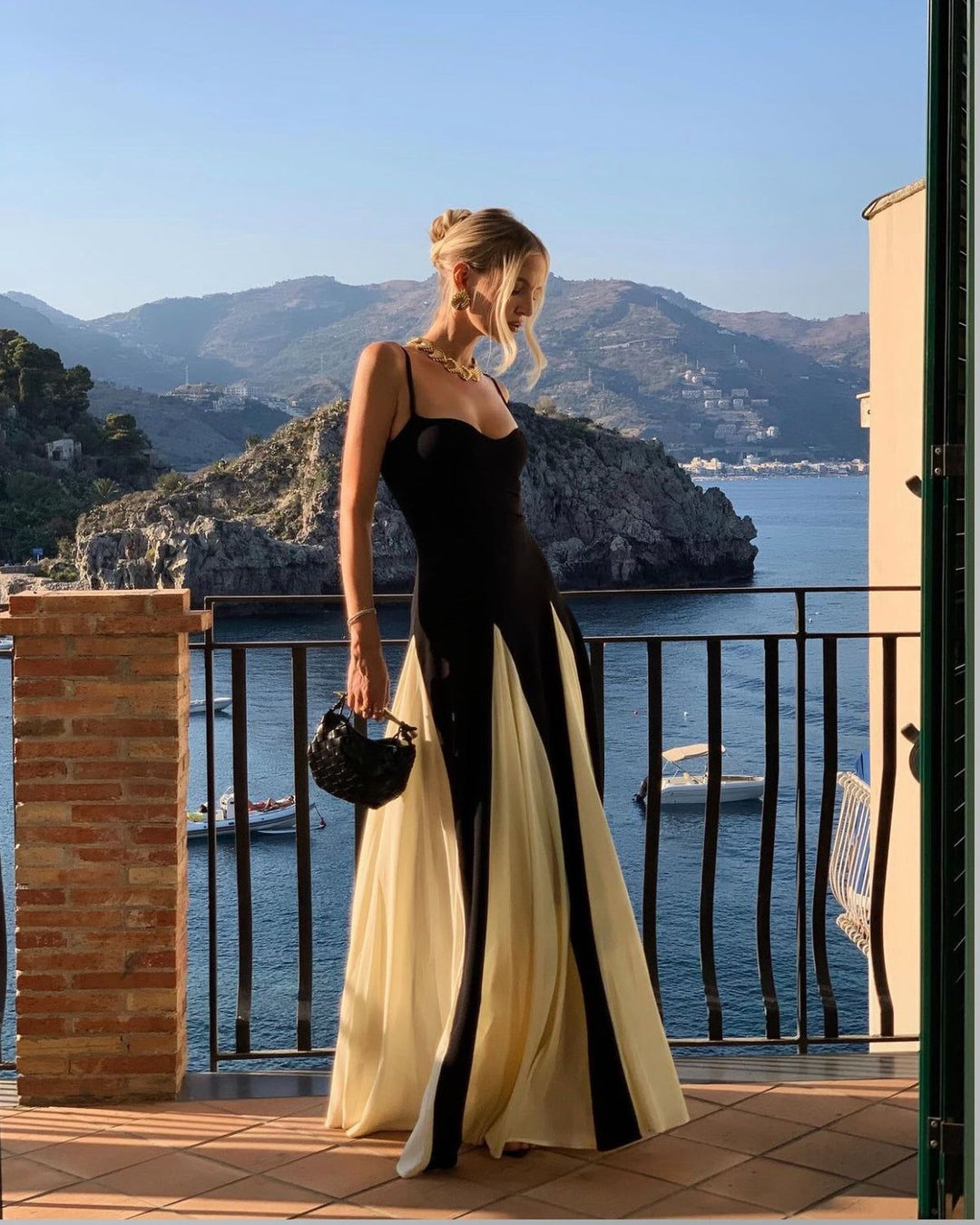 Jamira | Maxikleid mit Paneelen