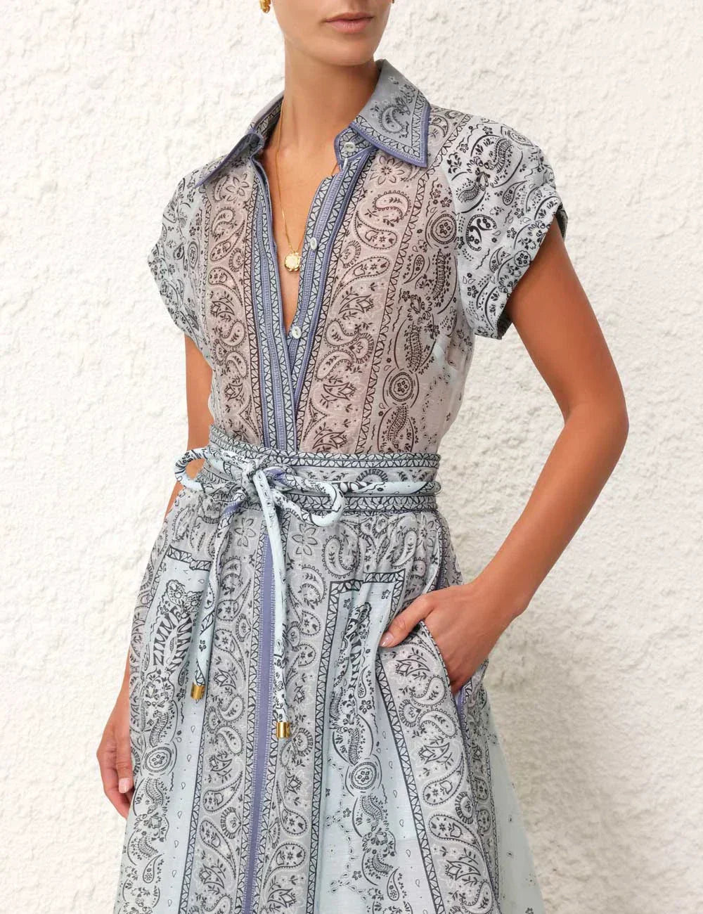 Keilani | Zweiteiliges Set mit Boho-Print
