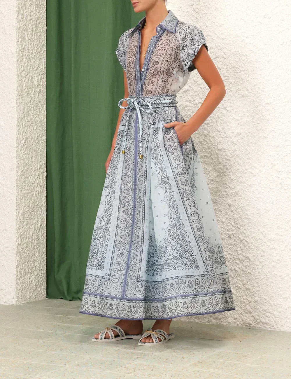 Keilani | Zweiteiliges Set mit Boho-Print