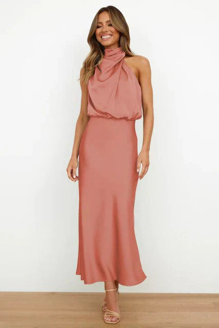 Heidi | Schulterfreies Midikleid
