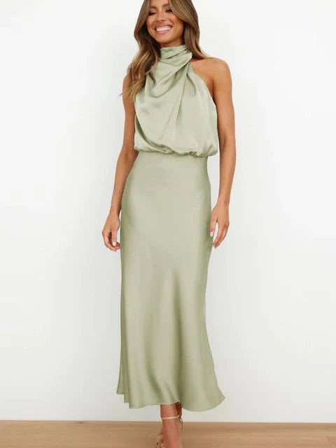 Heidi | Schulterfreies Midikleid