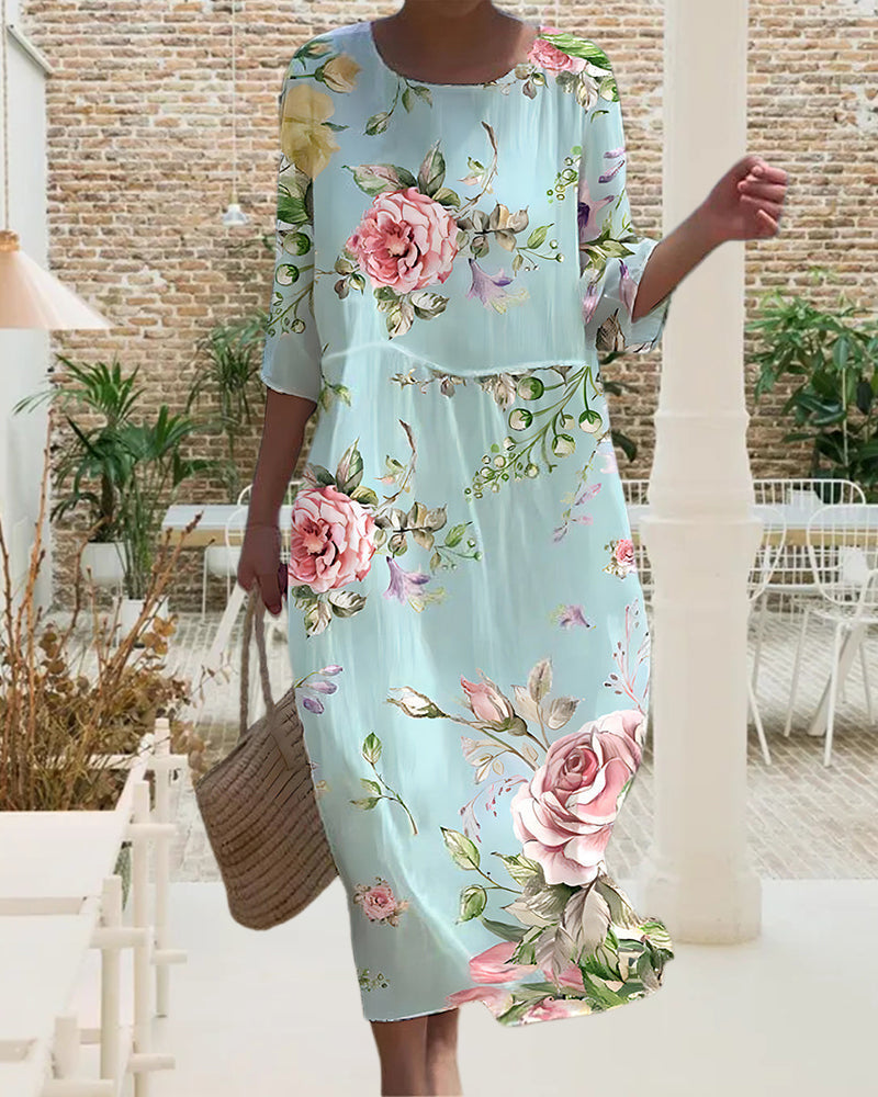 Alessian | Elegantes Blumenkleid
