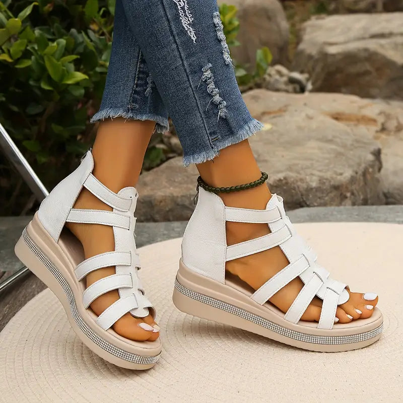 Yara | Elegante Keilsandalen