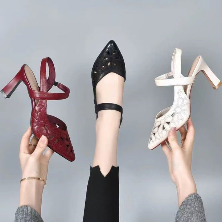 Joana | Retro Orthopädische High Heels