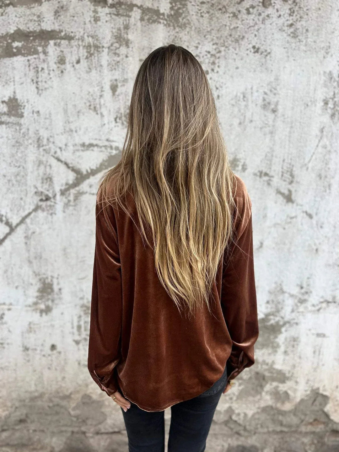 Armani | Bluse Aus Samt