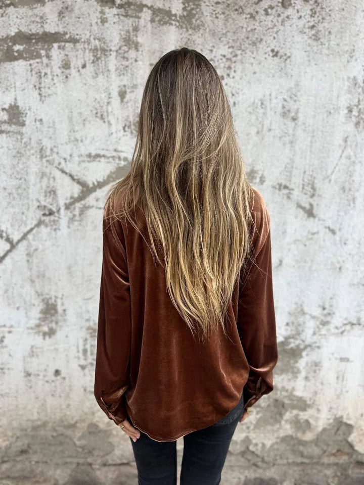 Armani | Bluse Aus Samt
