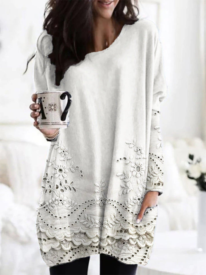 Cosette | Bedruckter Gemütlicher Pullover