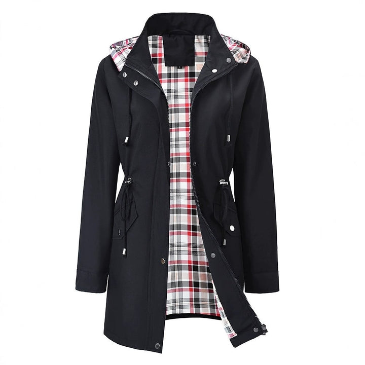 Sierra | Wasserdichte Karierte Regenjacke