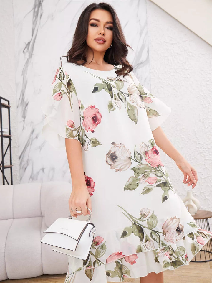 Madisyn | Elegantes Blumenkleid