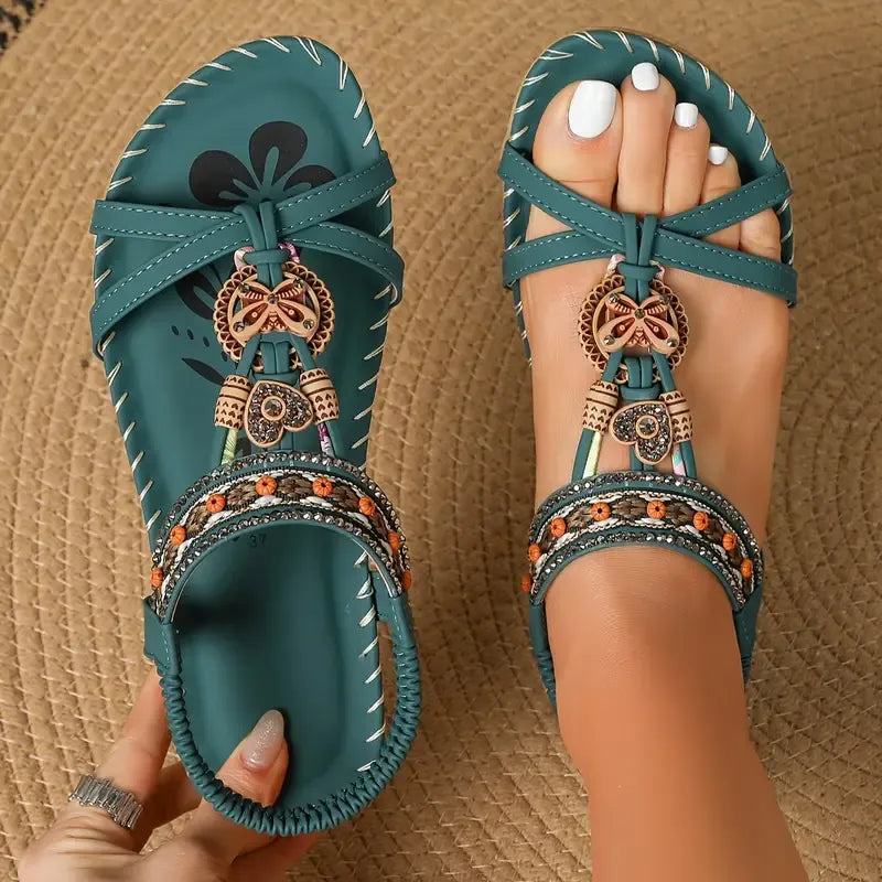 Lilay | Elegante Orthopädische Blüten Sandalen