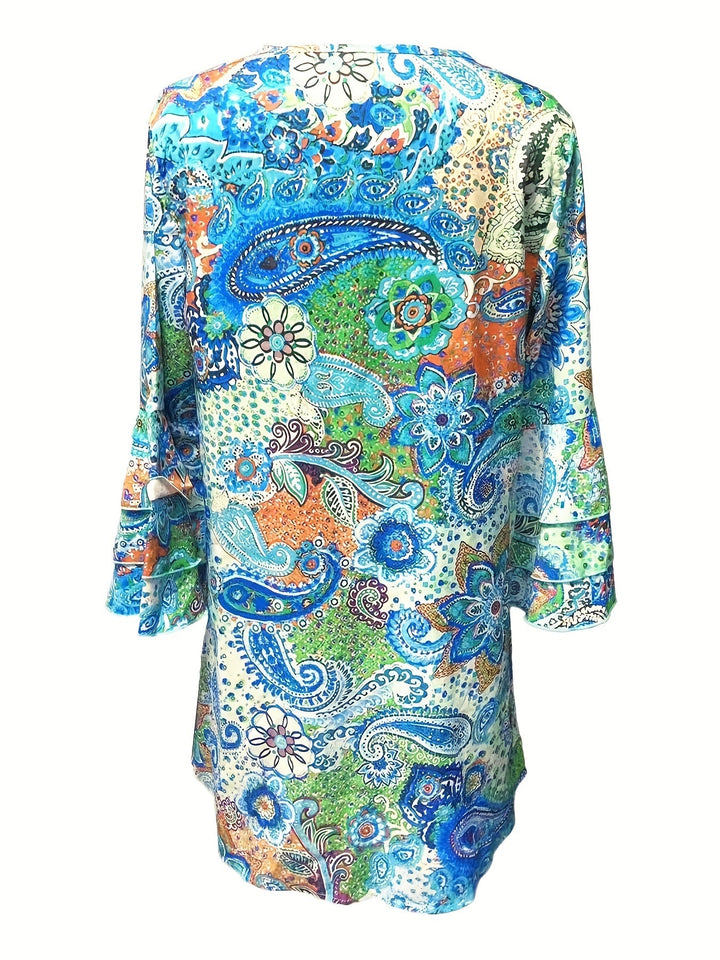 Lenlen | Stilvolles Bedrucktes Kleid