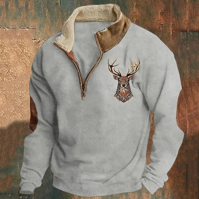 Salvatore | Pullover mit Viertel-Reißverschluss