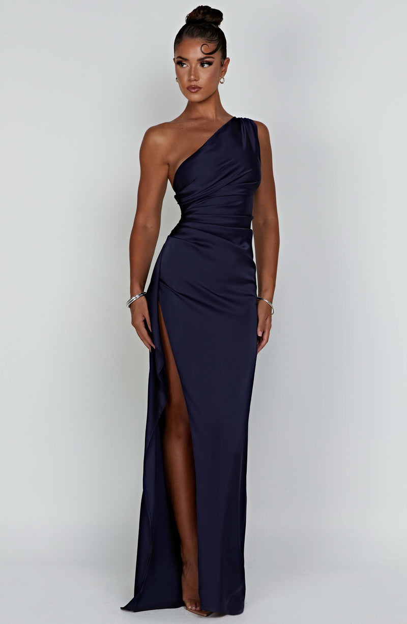 Sarsa | Langes Bodycon Kleid mit einem Schulterträger