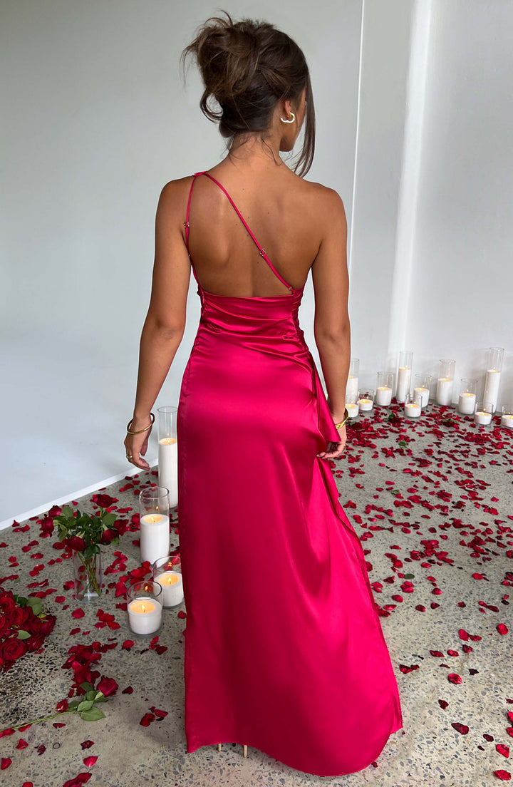 Sarsa | Langes Bodycon Kleid mit einem Schulterträger