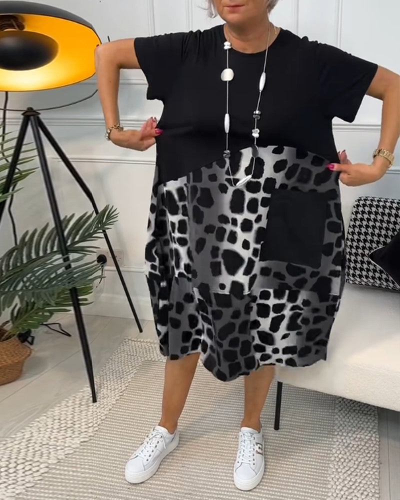 Zeyla | Luftiges Sommerkleid mit Rundhalsausschnitt