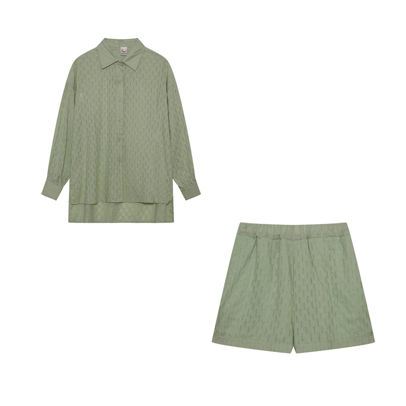 Lizbeh | Luftiges Shirt- und Shorts-Set
