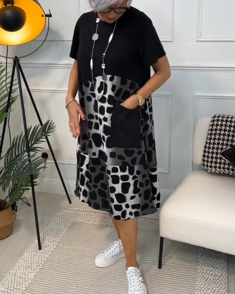 Zeyla | Luftiges Sommerkleid mit Rundhalsausschnitt